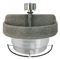 Terrazzo� Semi-Circular Wash Fountain